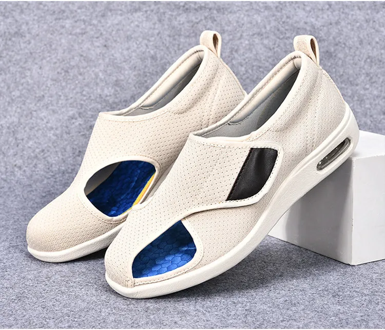 Owlkay Plus Size Wide Diabetic Shoes For Swollen Feet Width Shoes-NW048