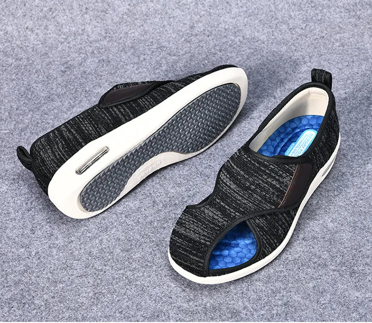 Owlkay Plus Size Wide Diabetic Shoes For Swollen Feet Width Shoes-NW048