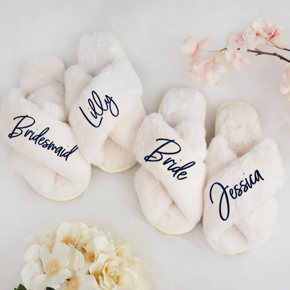 Personalized Bridal Slippers