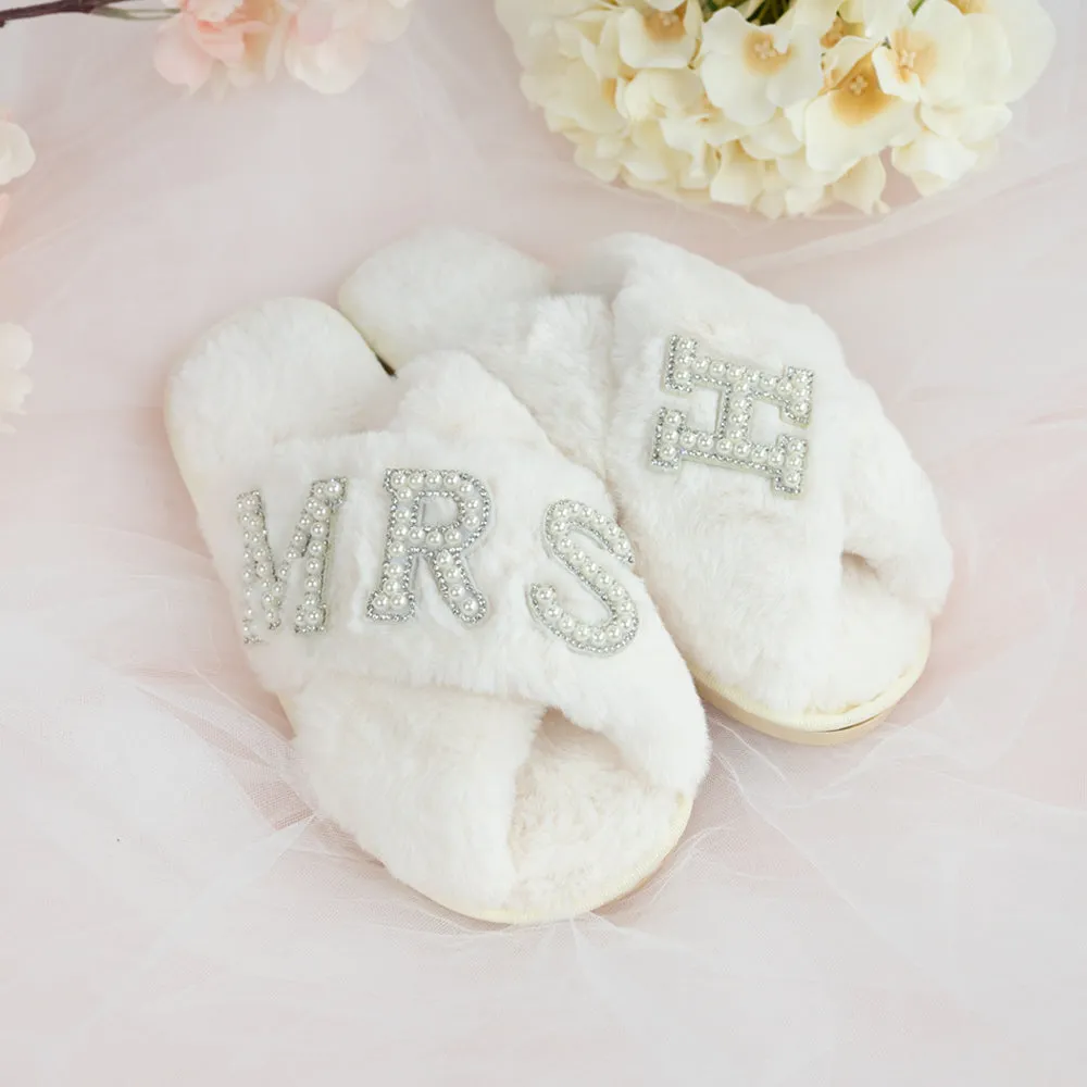 Personalized Bridal Slippers