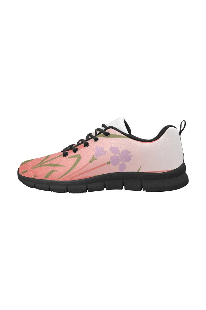 Press Rose Gradient Women's Breathable Running Shoes/Large (Model 055)