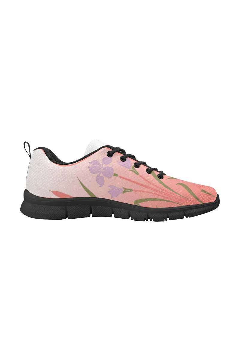 Press Rose Gradient Women's Breathable Running Shoes/Large (Model 055)