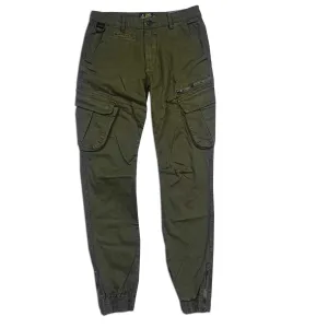 Pure Premium Giovani Olive Green Cargo Pants