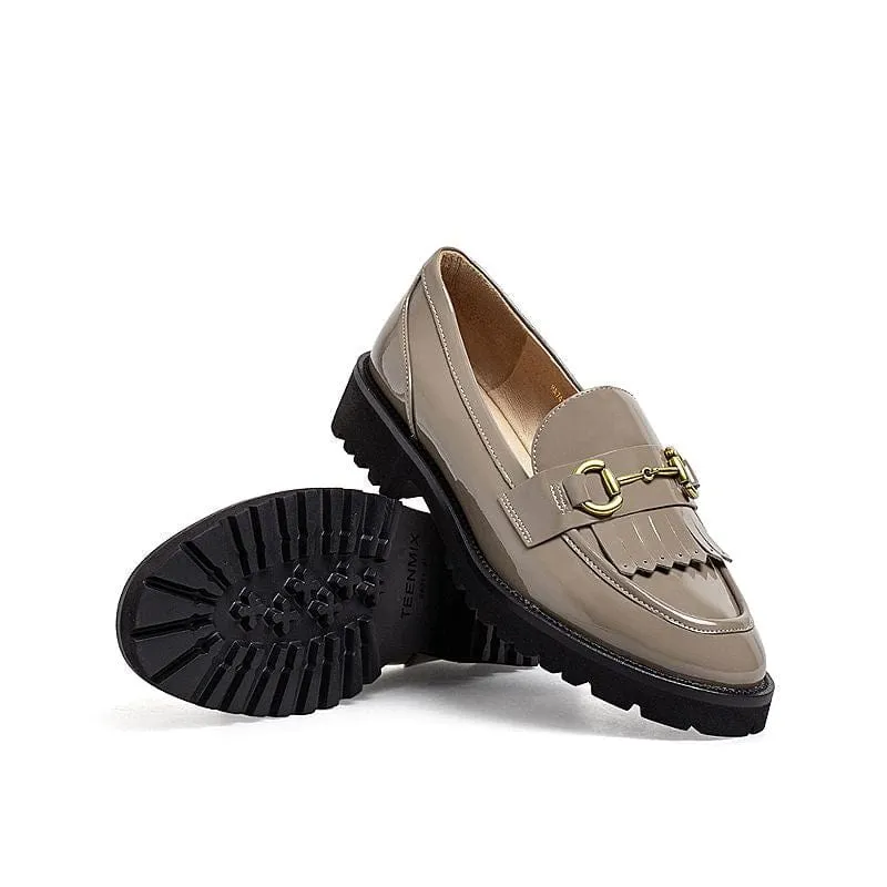 Retro Temperament England Loafers