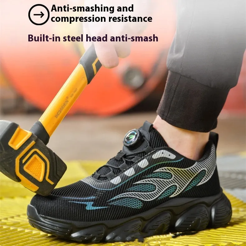 Shoes Anti-smashing And Anti-penetration Mesh Breathable