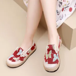 Single shoe women's retro trend flat casual old Beijing women's shoes lazy one foot fisherman shoes