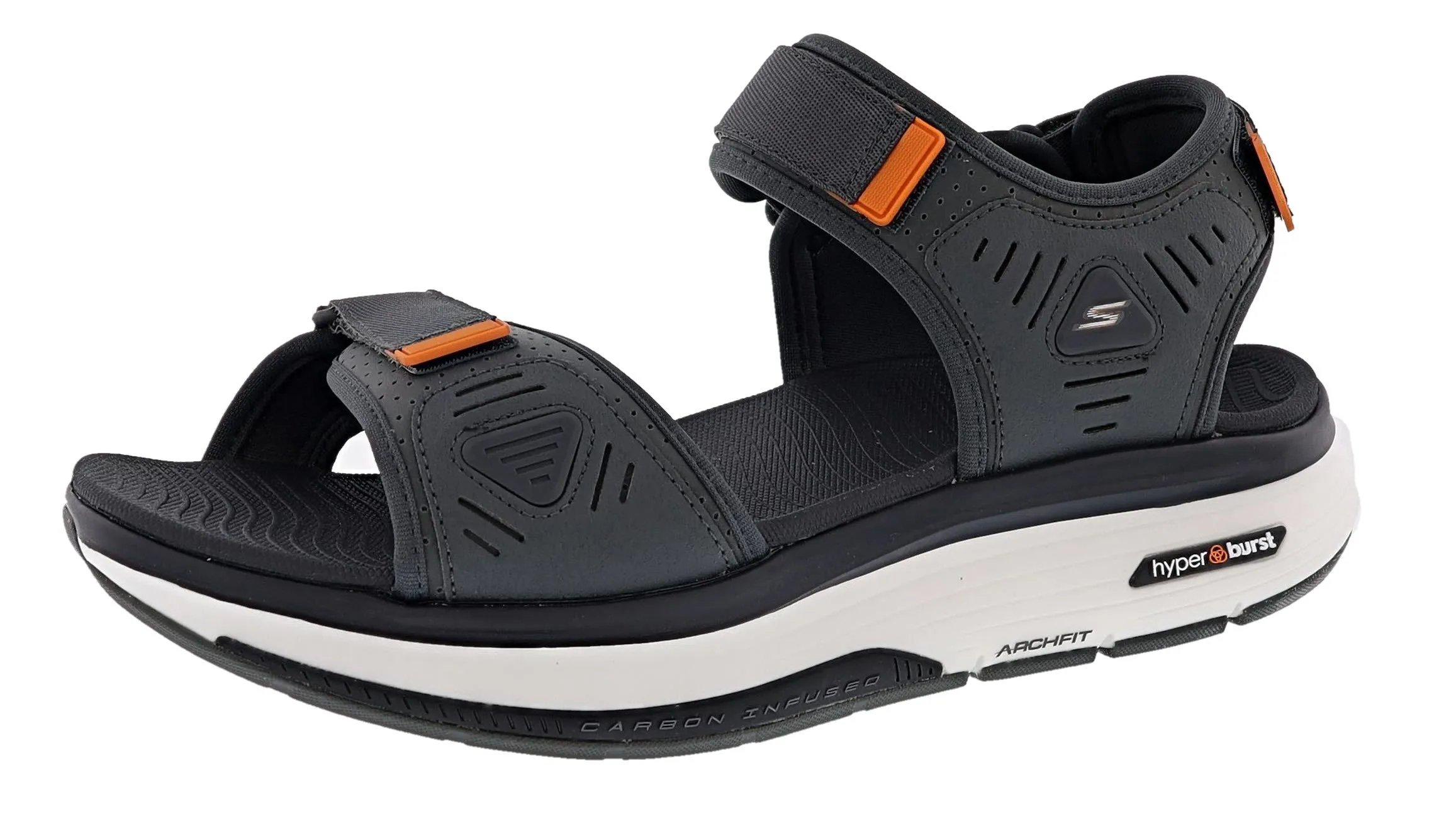 Skechers Men's Go Walk Workout Walker Hook & Loop Strap Sandals