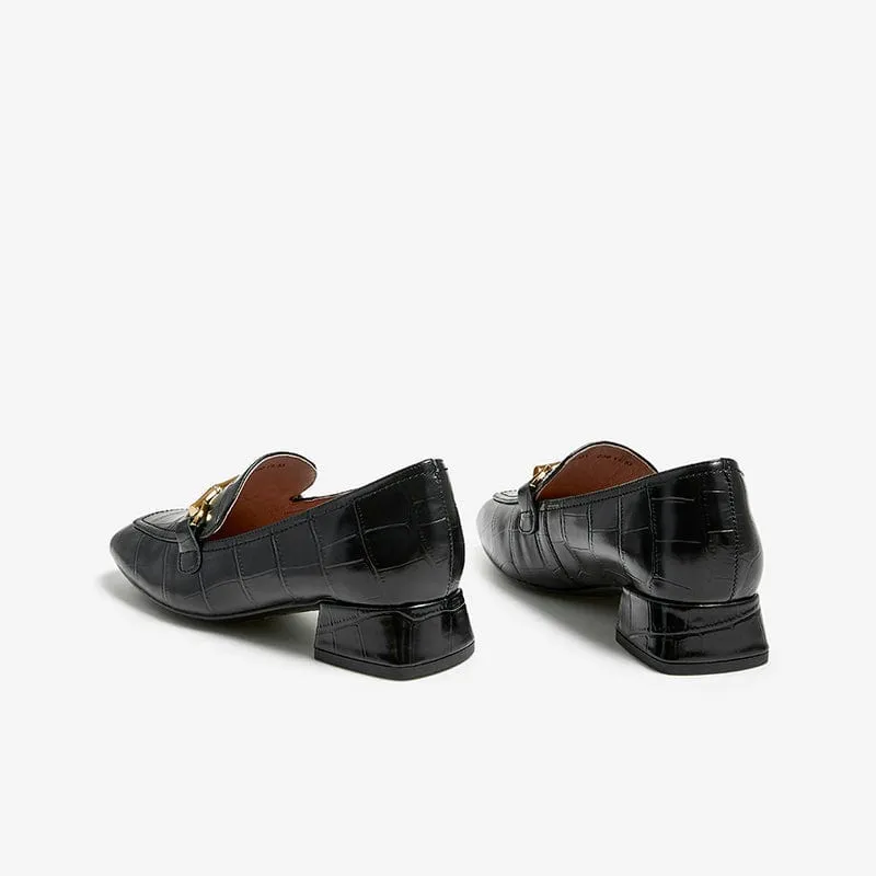 Square With Square Head Loafers