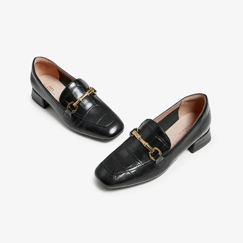 Square With Square Head Loafers