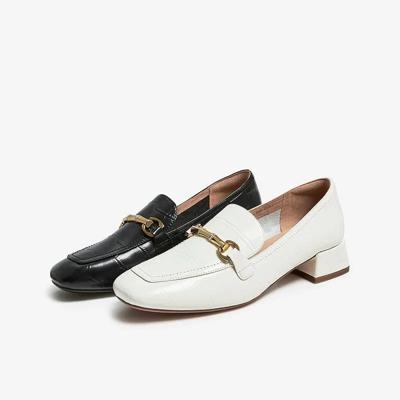 Square With Square Head Loafers