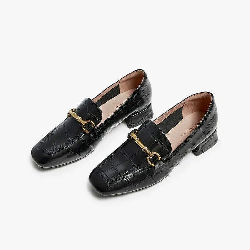 Square With Square Head Loafers