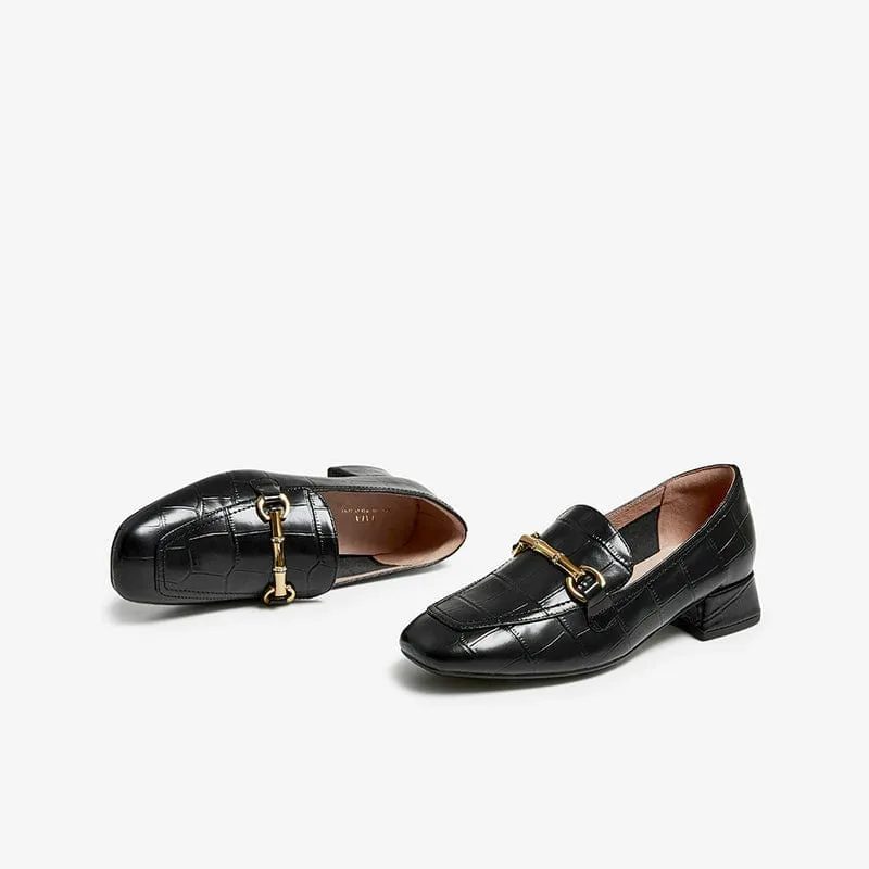 Square With Square Head Loafers