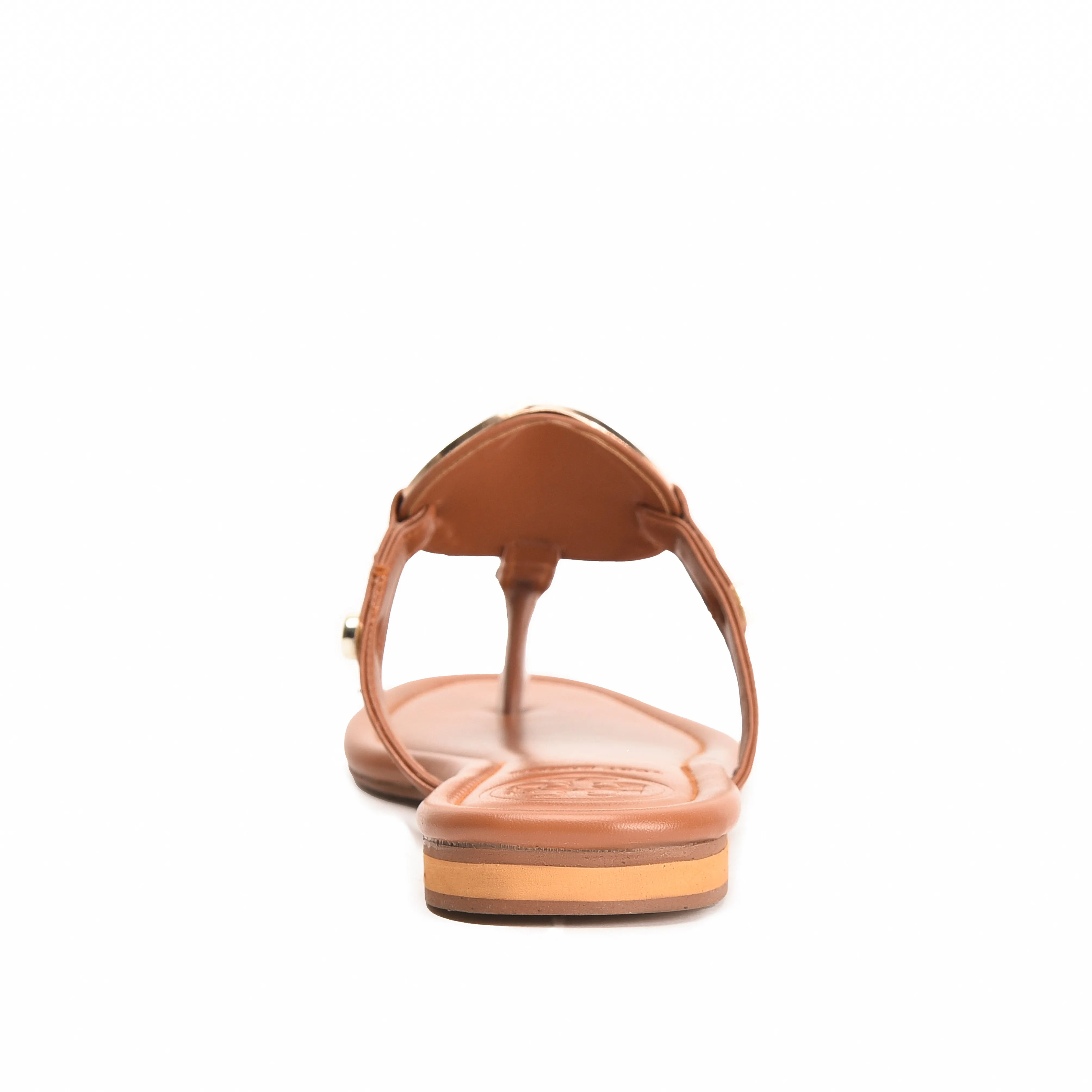 Stylish Tan Leather Slippers | 761R-B