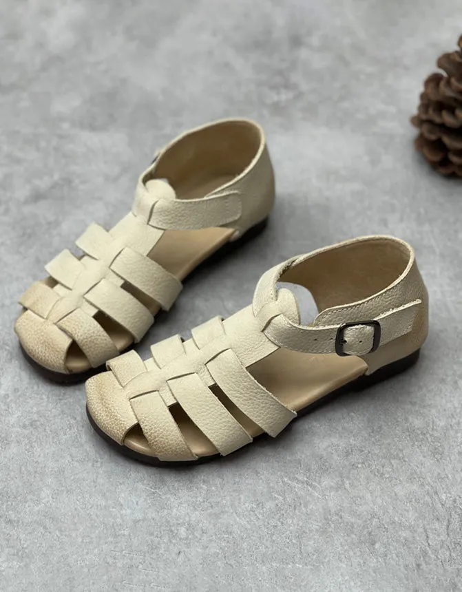 Summer Breathable Soft Leather Fisherman Sandals