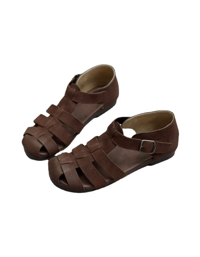 Summer Breathable Soft Leather Fisherman Sandals