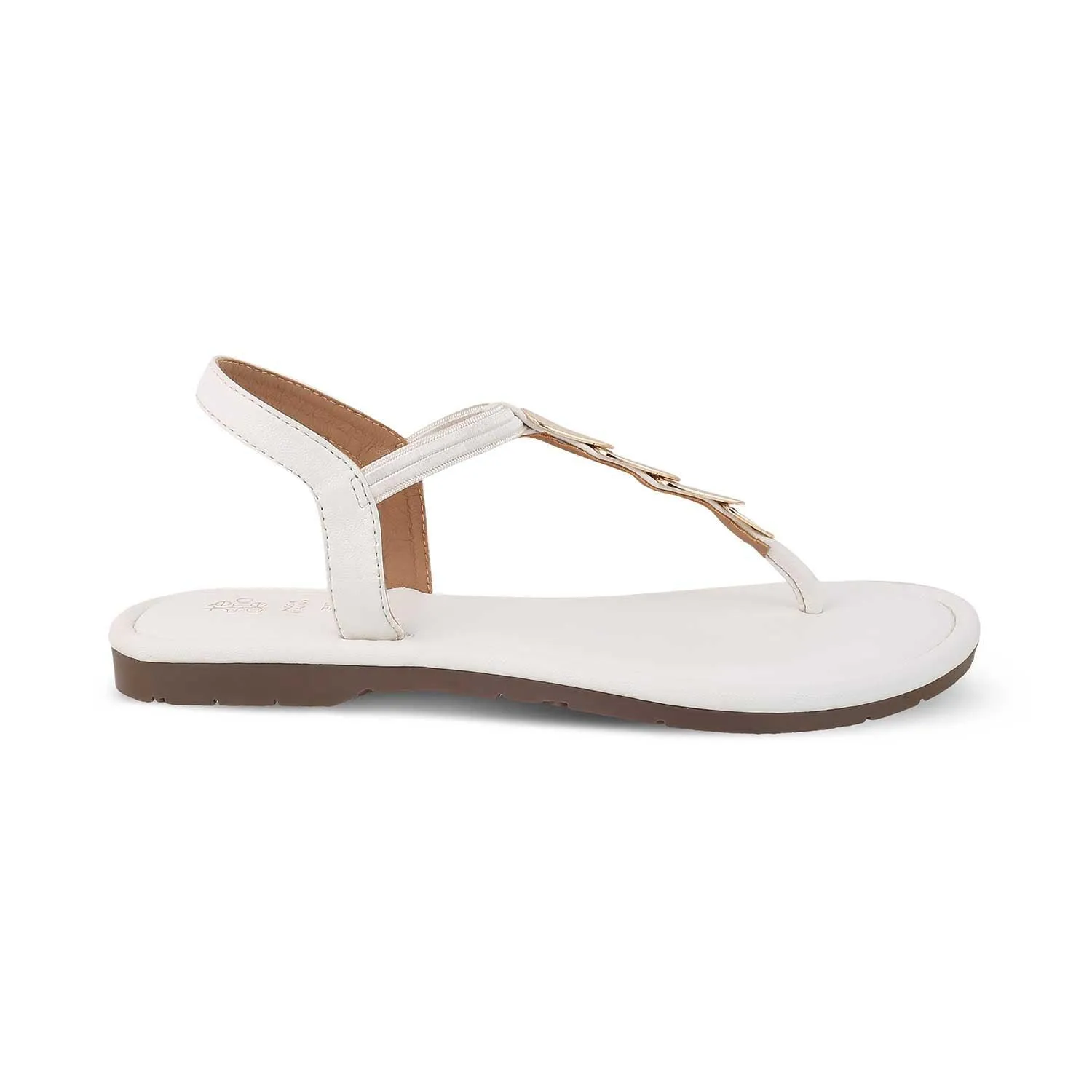 The Sine White Women's Dress Flats Tresmode