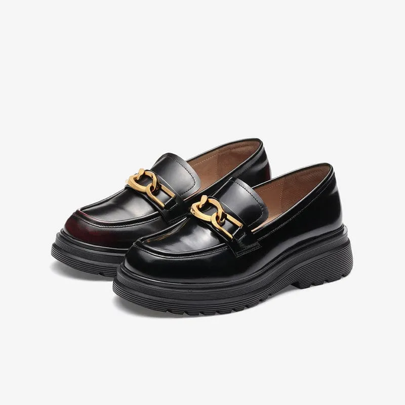 Thick Bottom Casual Loafers