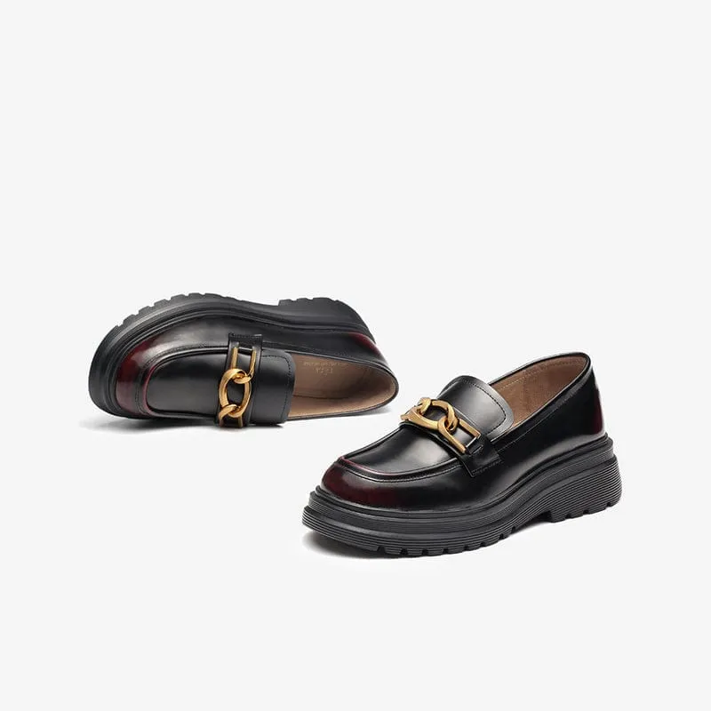 Thick Bottom Casual Loafers