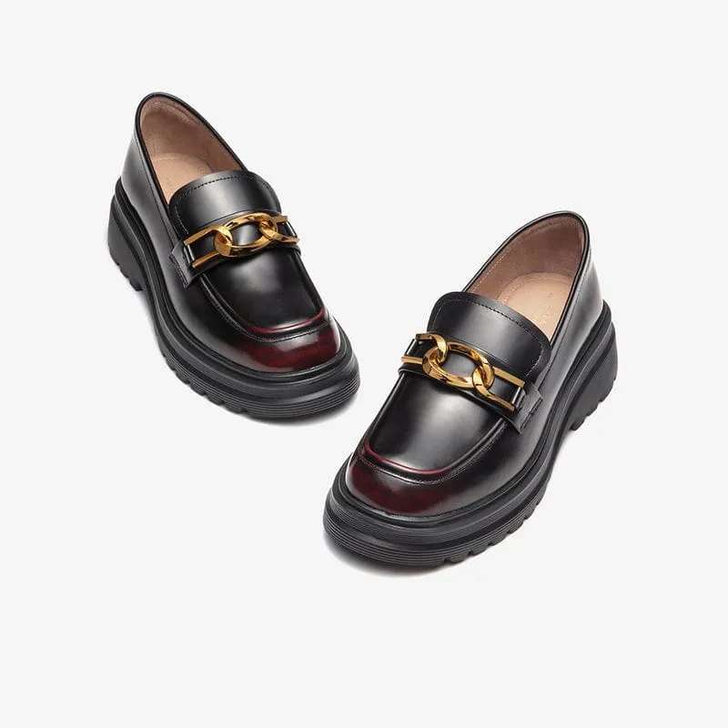 Thick Bottom Casual Loafers