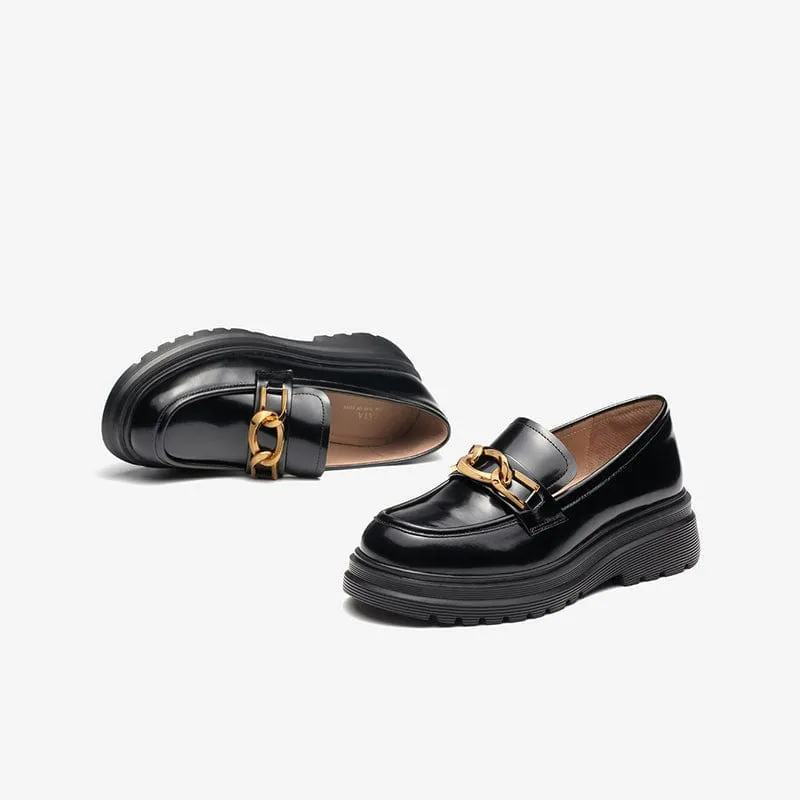 Thick Bottom Casual Loafers