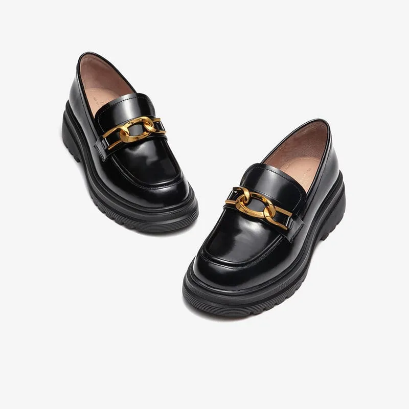 Thick Bottom Casual Loafers