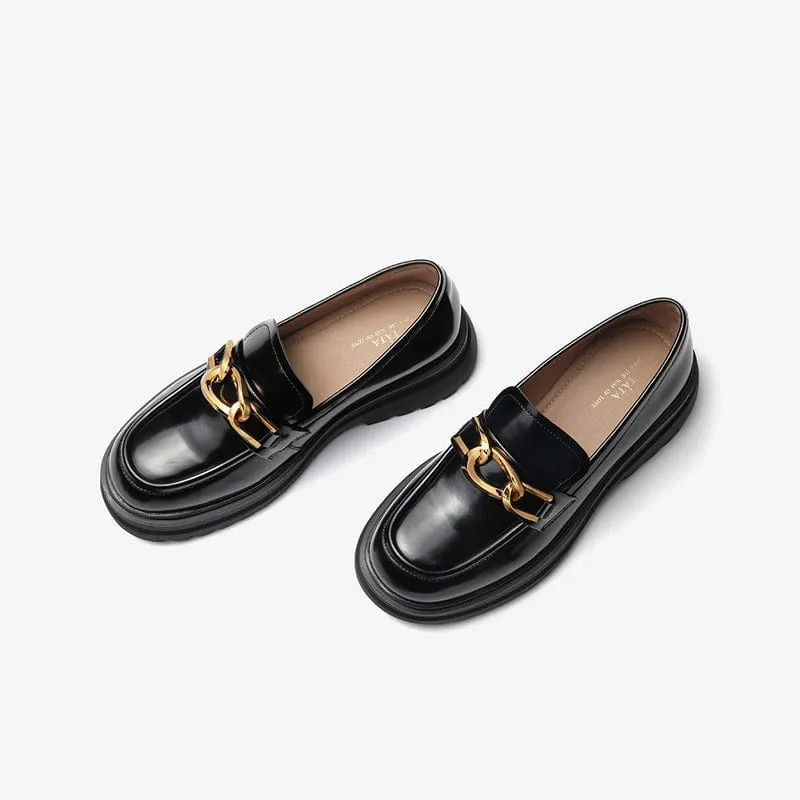 Thick Bottom Casual Loafers