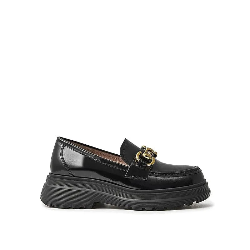 Thick Bottom Retro Loafers