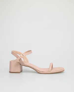 Tomaz NN171 Ladies Ankle Strap Low-Heels (Pink)