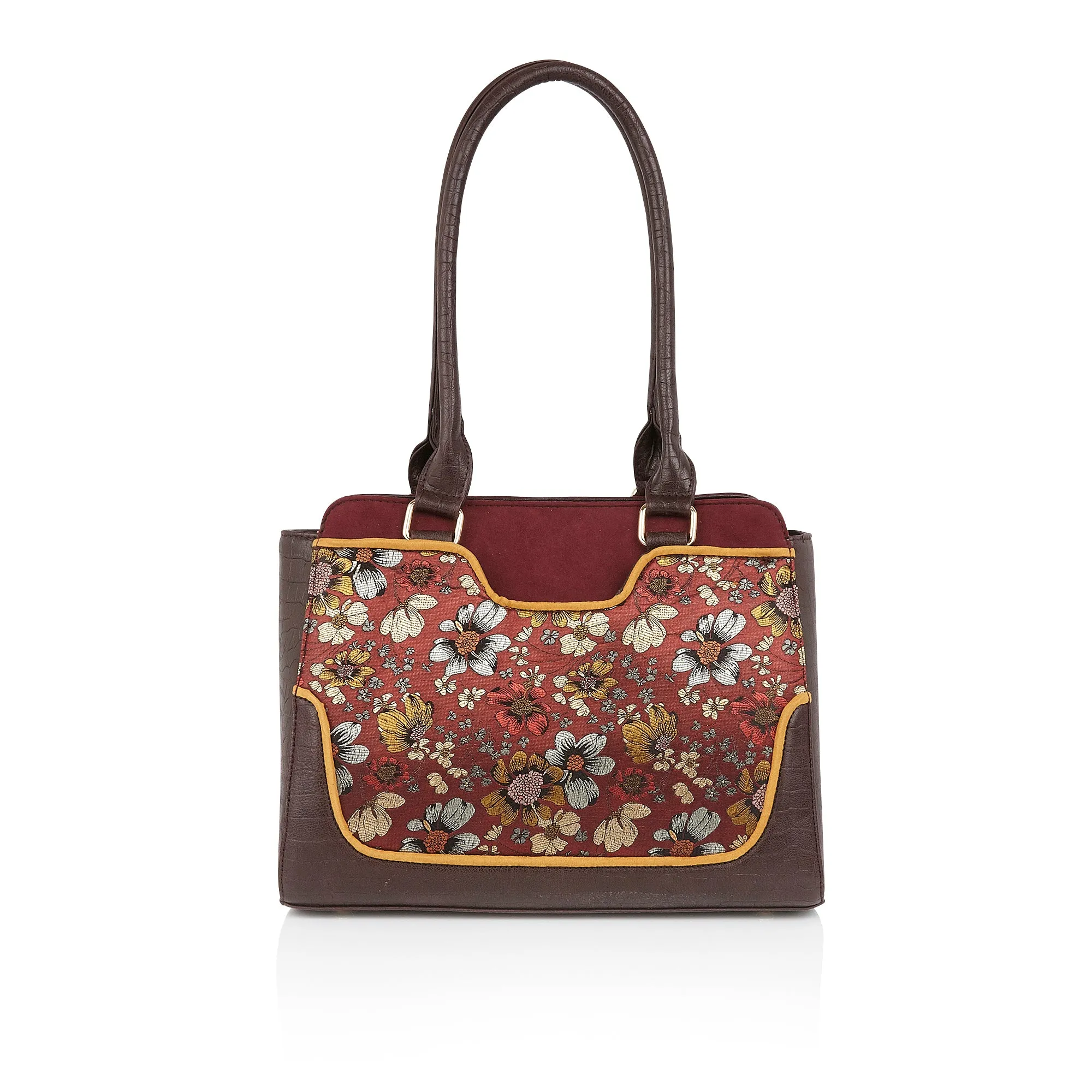 Tunis Russet Red Large Shopper Bag (Matches Daisy Booties) by Ruby Shoo