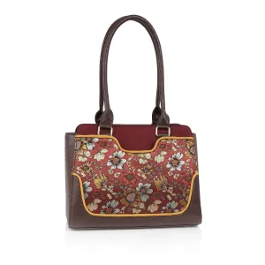 Tunis Russet Red Large Shopper Bag (Matches Daisy Booties) by Ruby Shoo