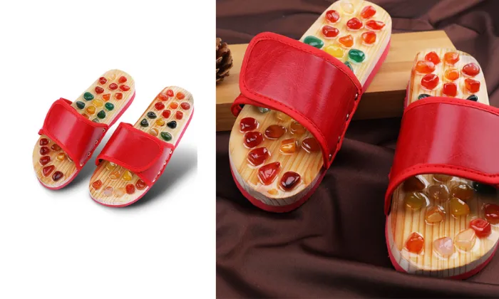 Unisex Candy Coloured Comfort Slippers with Massage Function