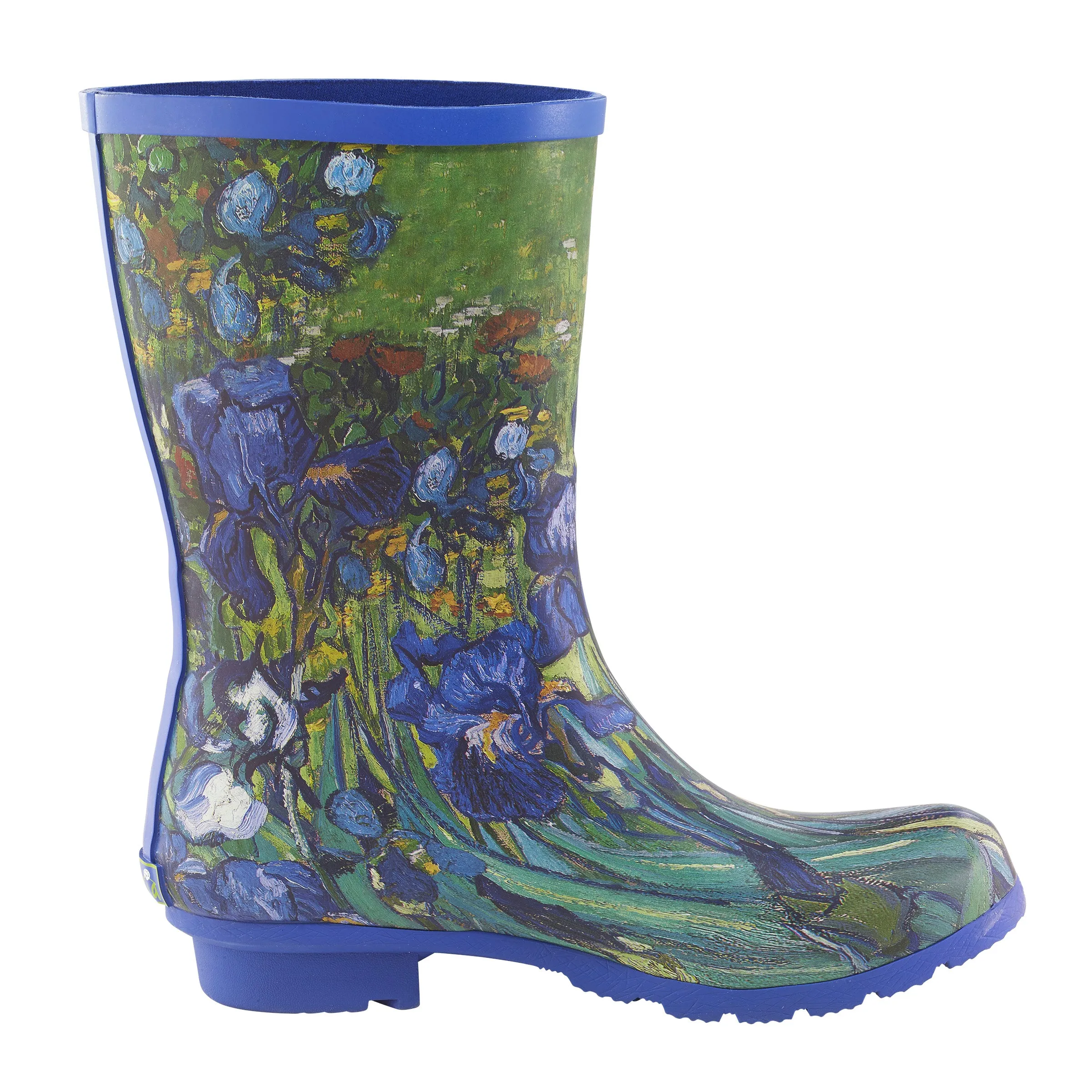 Van Gogh Irises Mid-Calf Rain Boot