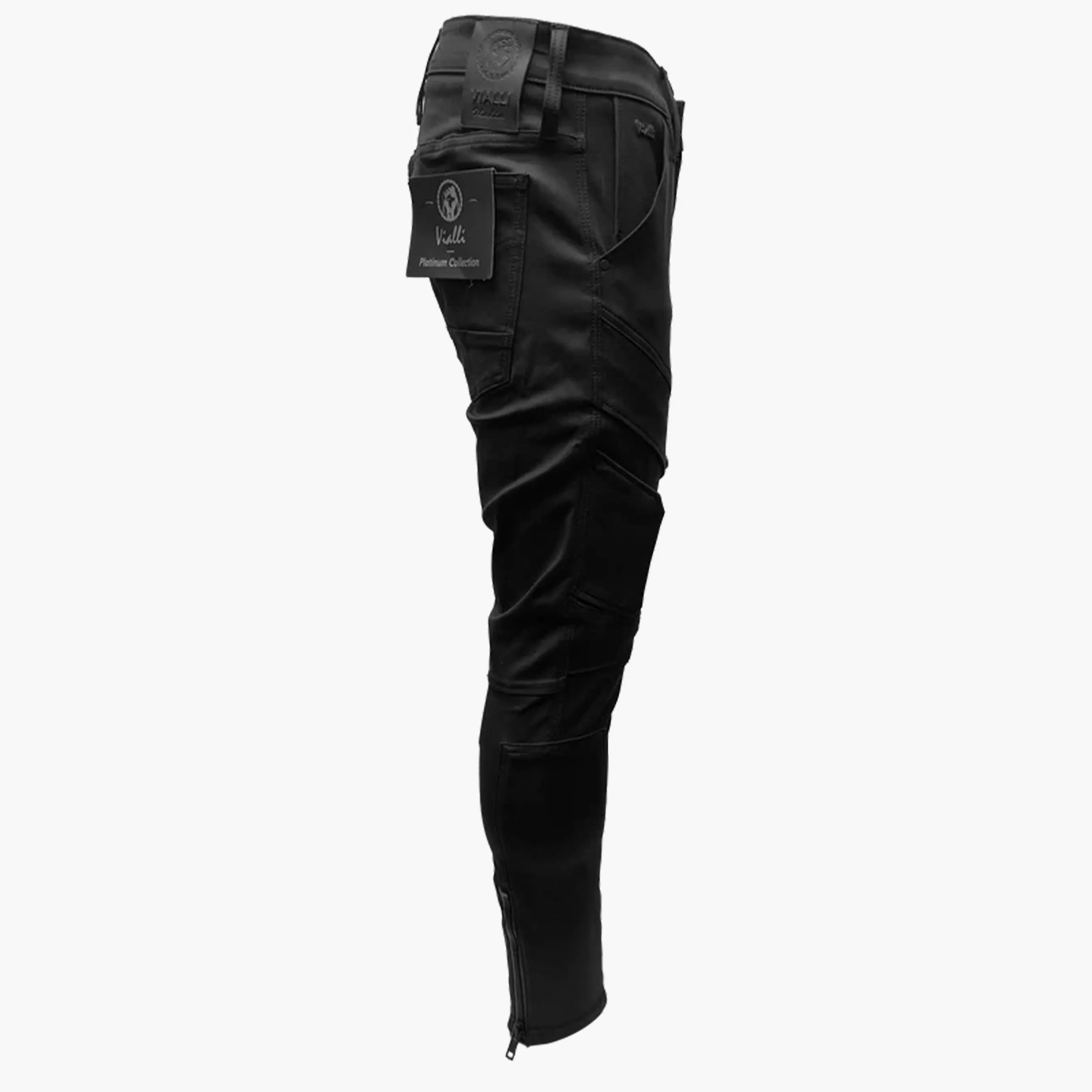 Vialli Ziniomi Morbido Black Fit Jean