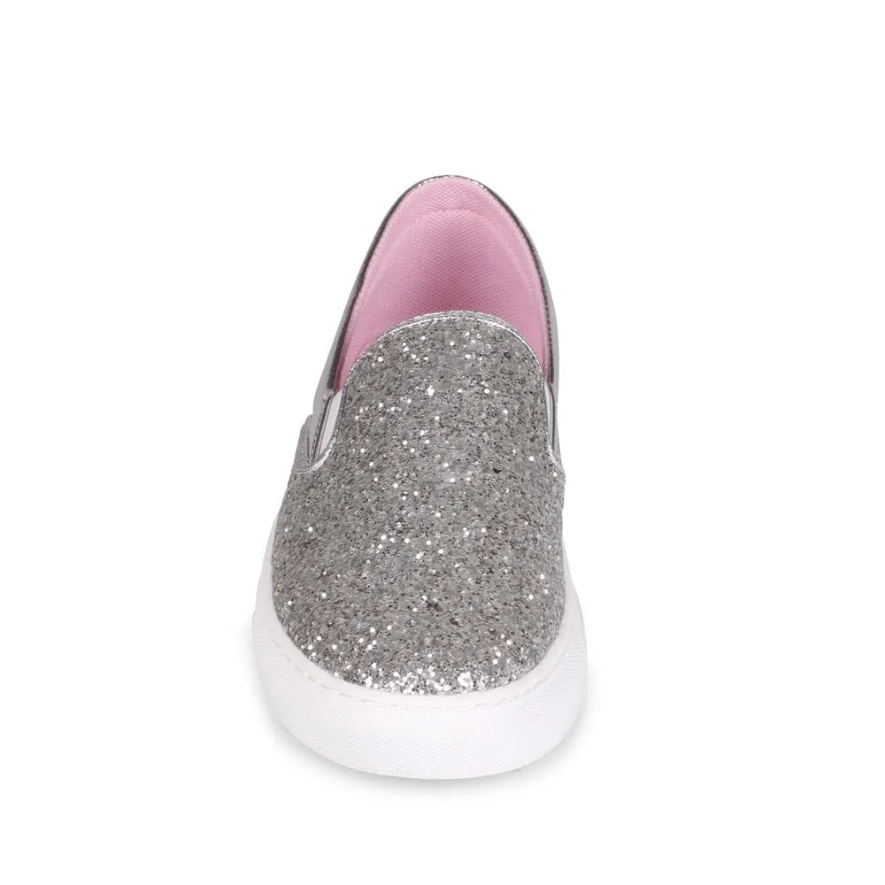 Wanted "Spangle" Slip On Glitter Detailing Sneaker