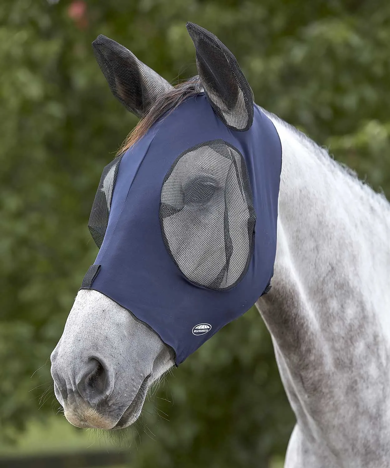 WeatherBeeta Mule Deluxe Stretch Bug Eye Saver Fly Mask with Ears