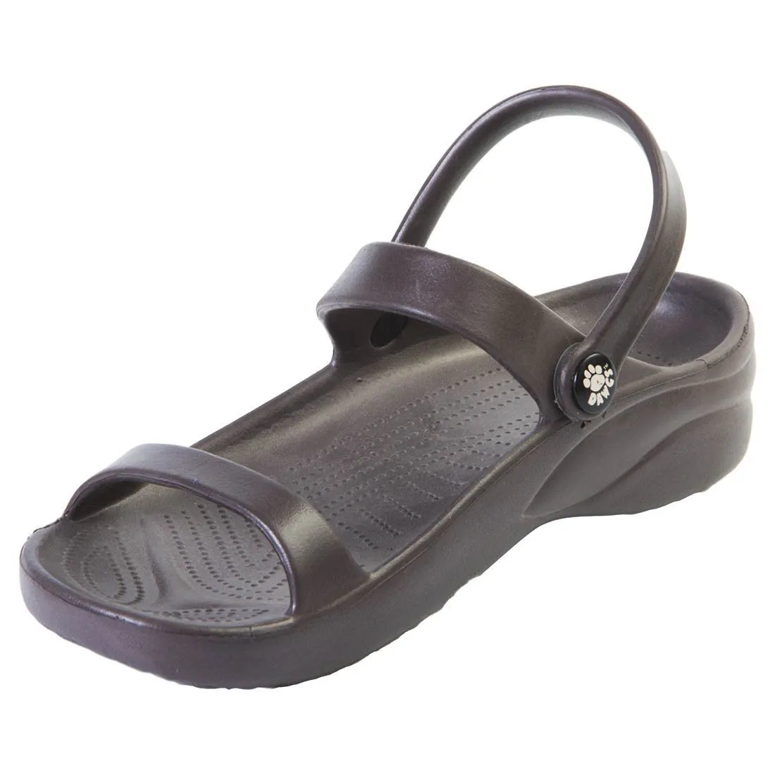 Women's 3-Strap Sandals - Dark Brown