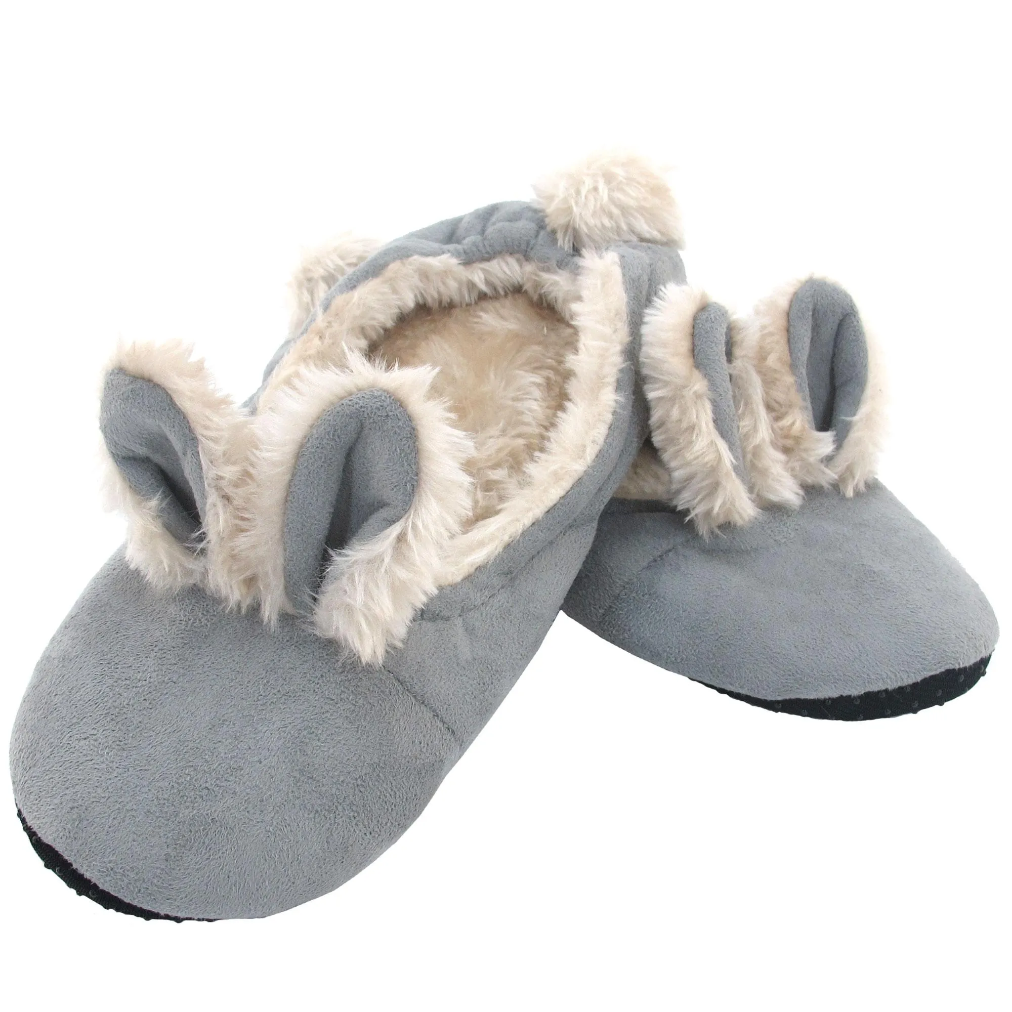 Women's Adult Soft Warm Cozy Fuzzy Rabbit Pompom Comfort Home Slippers Socks, Single Pair