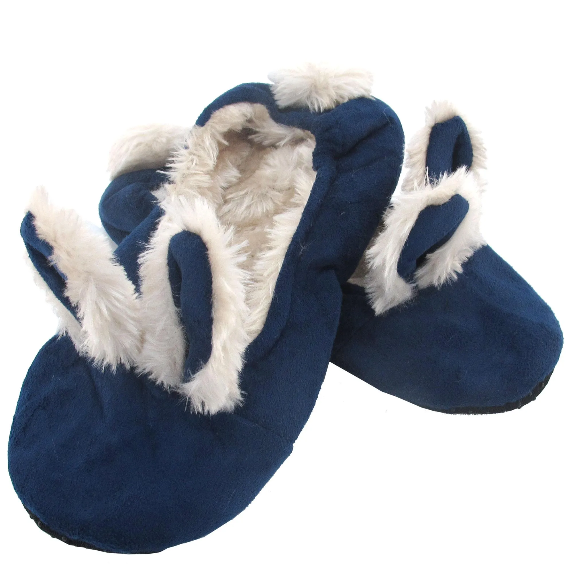 Women's Adult Soft Warm Cozy Fuzzy Rabbit Pompom Comfort Home Slippers Socks, Single Pair